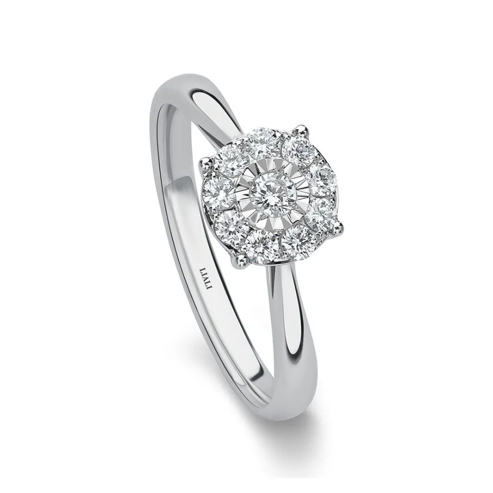 Simple daily wear diamond ring